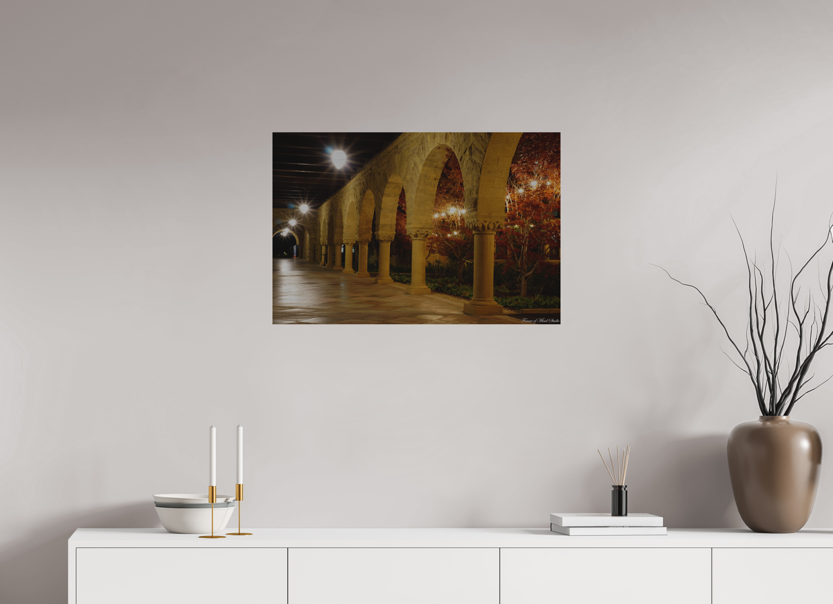 30 x 20″, Matte Brush The Night Quad