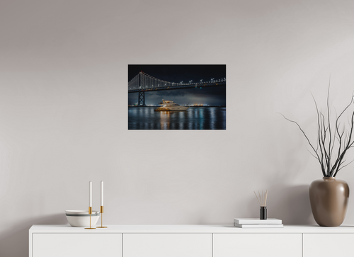 24 x 16″, Matte Brush Midnight Crossing