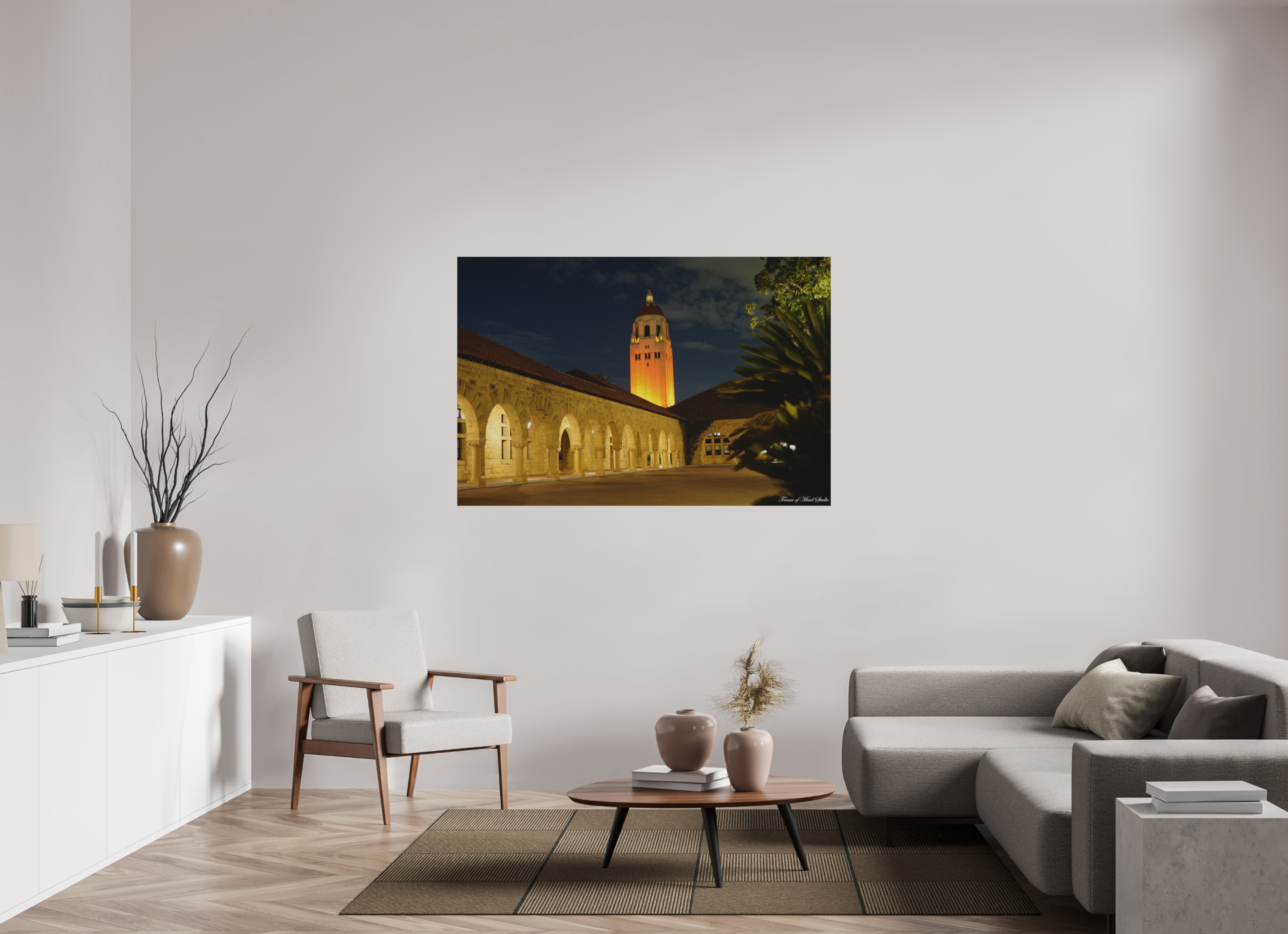 60 x 40″, ChromeLuxe Brushed Hoover Tower