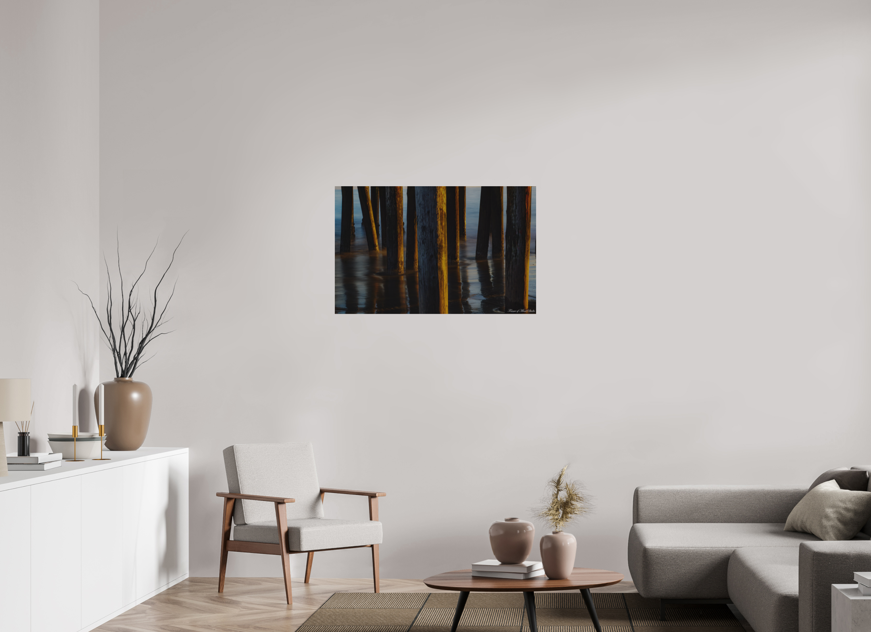 37.9 x 24″, Matte Brush The Symphony of Salt and Cedar