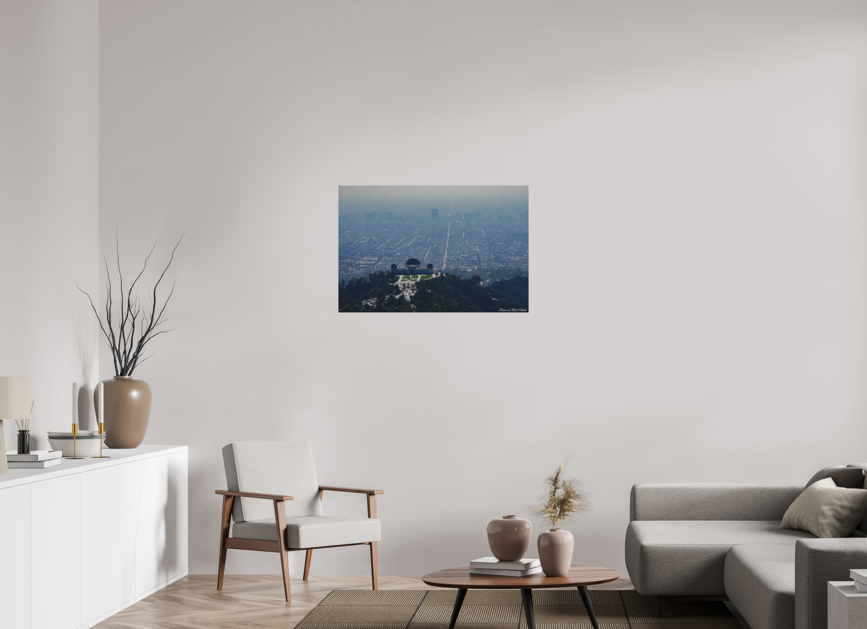 36 x 24″, ChromeLuxe Brushed City Overlook